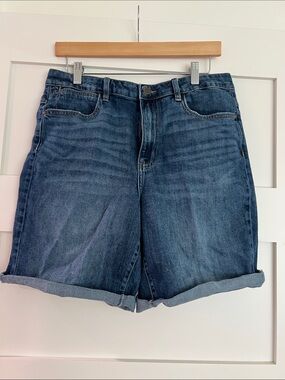 Wrangler Classic Dark Blue Denim Women's Shorts